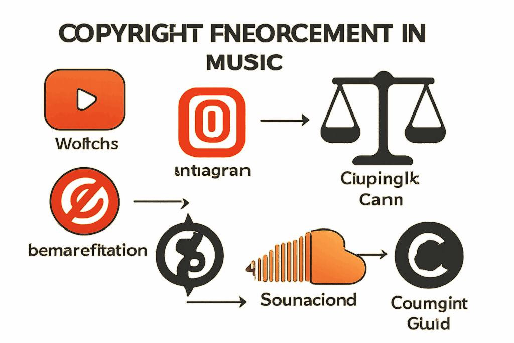are slowed and reverb songs copyrighted